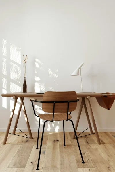 study table with storage